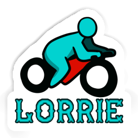 Sticker Lorrie Motorbike Driver Image