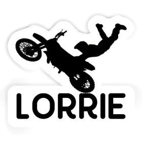 Motocross Jumper Sticker Lorrie Image