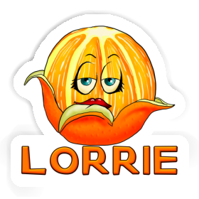 Lorrie Sticker Orange Image