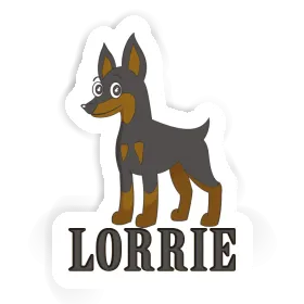 Autocollant Lorrie Pinscher Image