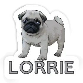 Sticker Pug Lorrie Image