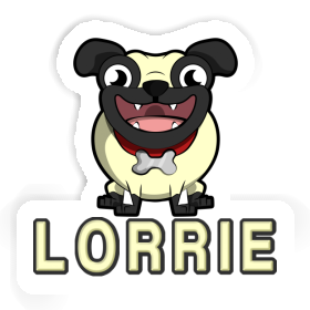 Lorrie Sticker Pug Image