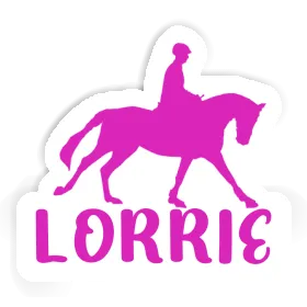 Horse Rider Sticker Lorrie Image