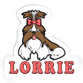 Lorrie Sticker Shih Tzu Image