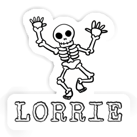 Lorrie Sticker Skull Image