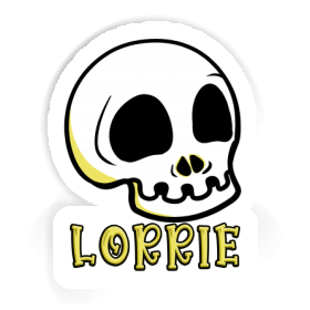 Lorrie Sticker Skull Image