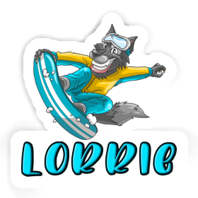 Sticker Lorrie Snowboarder Image