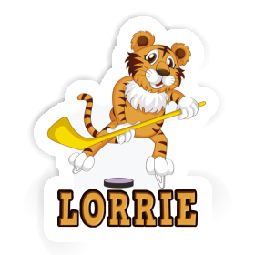 Sticker Lorrie Ice-Hockey Player Image