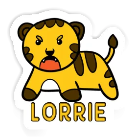 Sticker Lorrie Baby Tiger Image