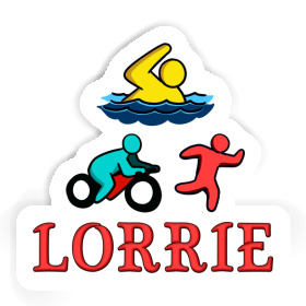 Triathlete Sticker Lorrie Image