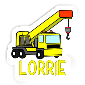 Lorrie Sticker Truck crane Image