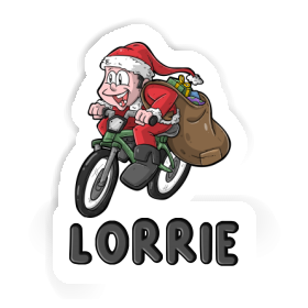 Bicycle Rider Sticker Lorrie Image