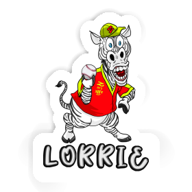 Lorrie Sticker Zebra Image