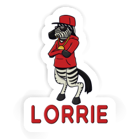 Sticker Lorrie Zebra Image