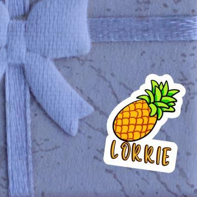 Lorrie Aufkleber Ananas Image