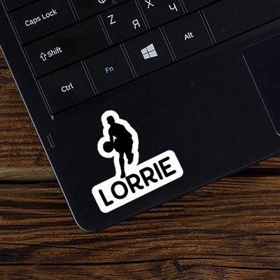 Sticker Basketball Player Lorrie Laptop Image