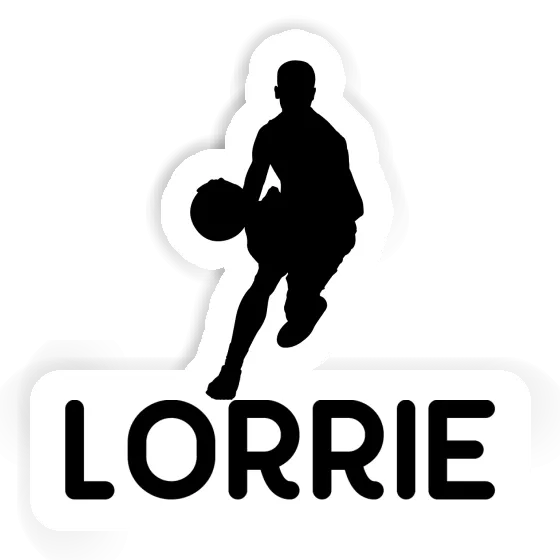 Sticker Lorrie Basketballspieler Gift package Image