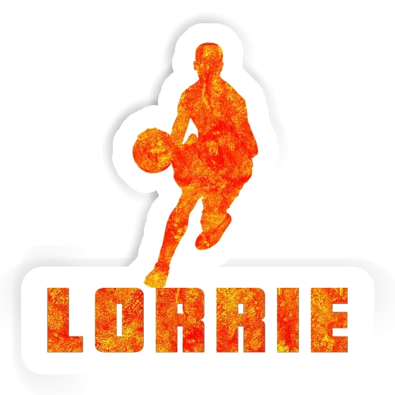 Basketballspieler Sticker Lorrie Notebook Image