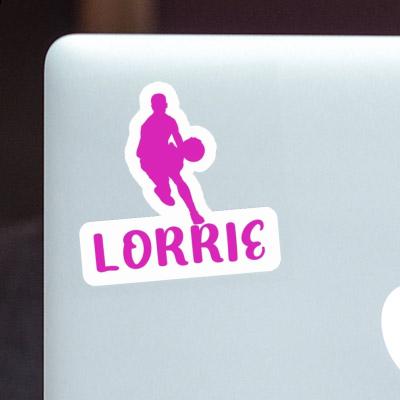 Basketballspieler Sticker Lorrie Notebook Image