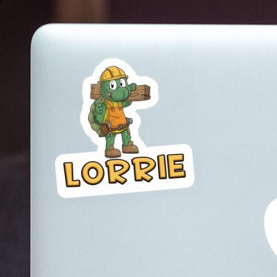 Sticker Construction worker Lorrie Laptop Image