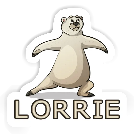 Sticker Yoga Bear Lorrie Gift package Image