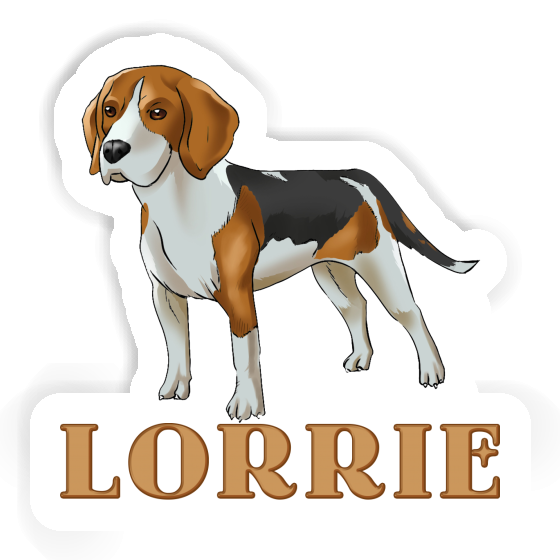 Autocollant Beagle Lorrie Notebook Image