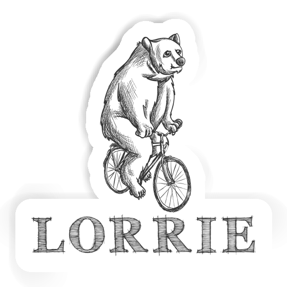 Cycliste Autocollant Lorrie Image