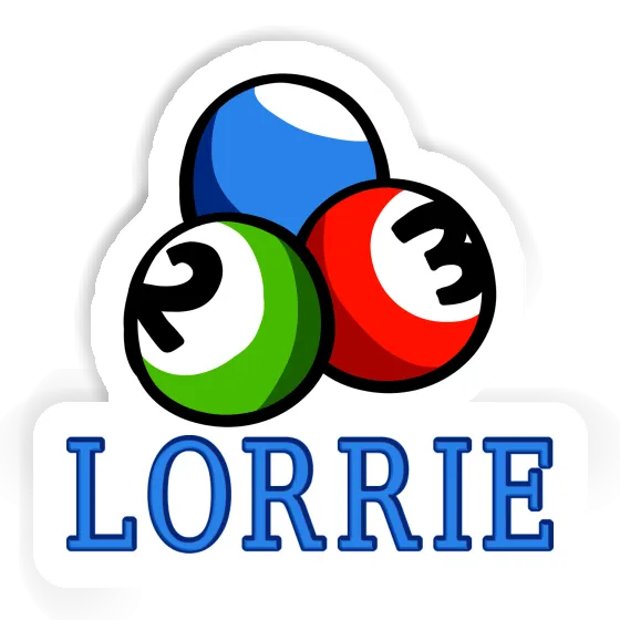 Lorrie Autocollant Boule de billard Notebook Image