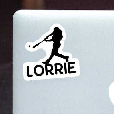 Sticker Lorrie Baseballspieler Gift package Image