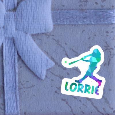 Lorrie Sticker Baseball Player Gift package Image