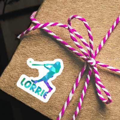 Lorrie Sticker Baseball Player Gift package Image