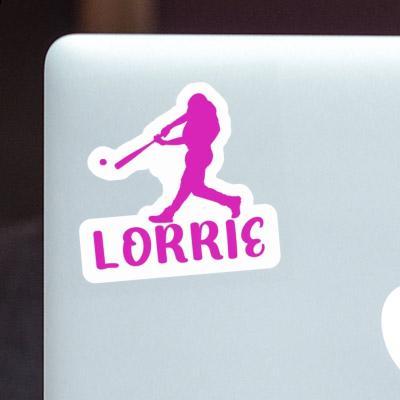 Baseball Player Sticker Lorrie Image