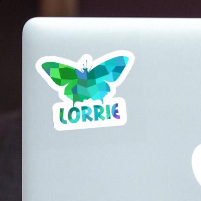 Aufkleber Lorrie Schmetterling Laptop Image