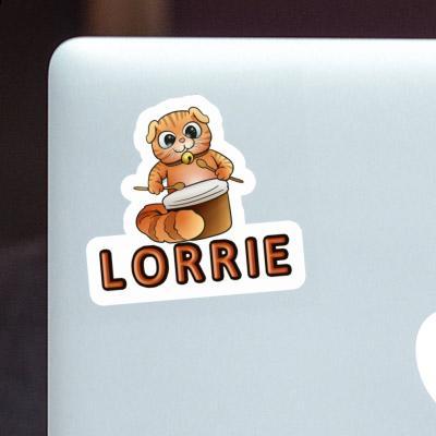 Drummer Sticker Lorrie Laptop Image