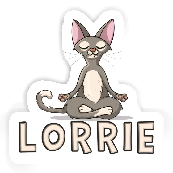 Yoga Sticker Lorrie Notebook Image