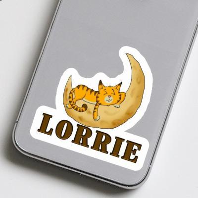 Sticker Sleeping Cat Lorrie Notebook Image