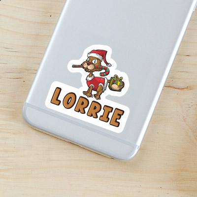 Lorrie Sticker Christmas Cat Laptop Image