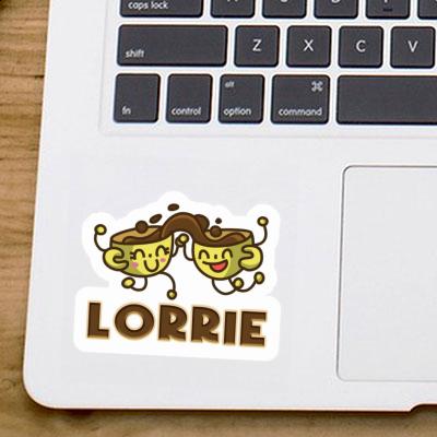 Aufkleber Lorrie Kaffee Laptop Image