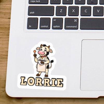 Sticker Lorrie Kuh Notebook Image