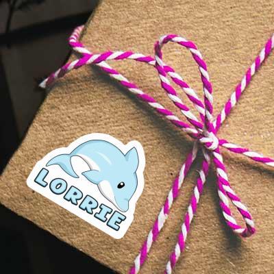 Lorrie Sticker Dolphin Laptop Image