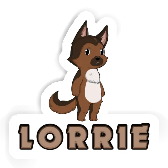 German Sheperd Sticker Lorrie Image