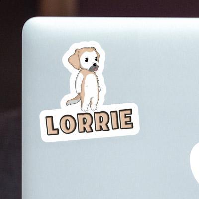 Autocollant Lorrie Golden Retriever Gift package Image