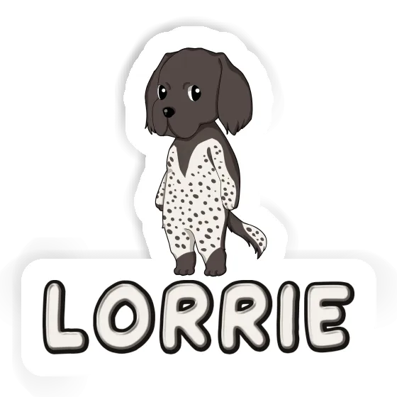 Sticker Small Munsterlander Lorrie Gift package Image