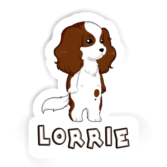 Lorrie Sticker Cavalier King Charles Spaniel Laptop Image