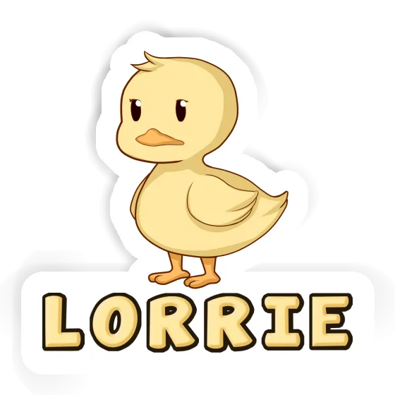 Sticker Lorrie Ente Gift package Image