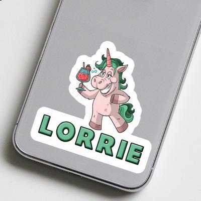 Sticker Lorrie Party Unicorn Laptop Image