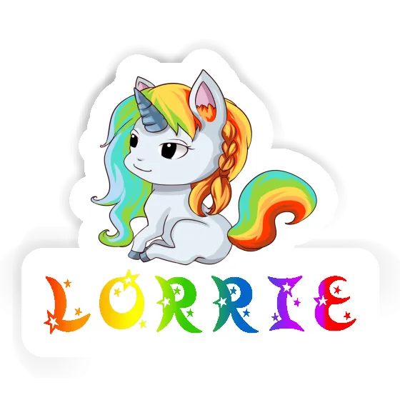 Sticker Lorrie Unicorn Notebook Image