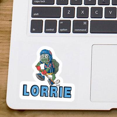 Ice-Hockey Player Sticker Lorrie Notebook Image