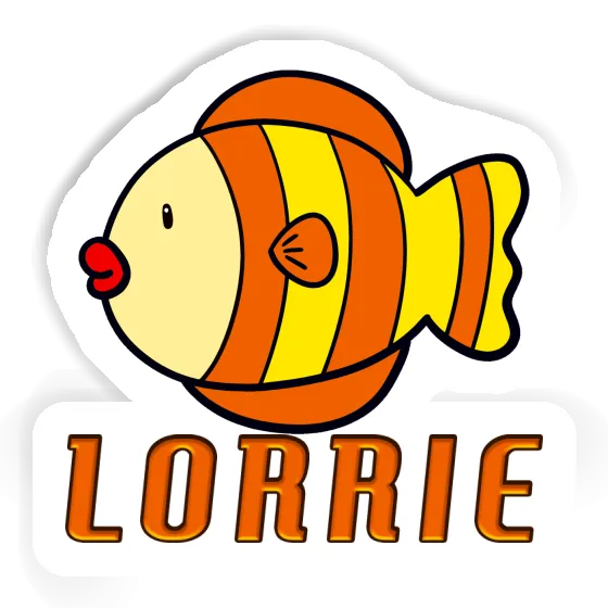 Sticker Lorrie Fish Image