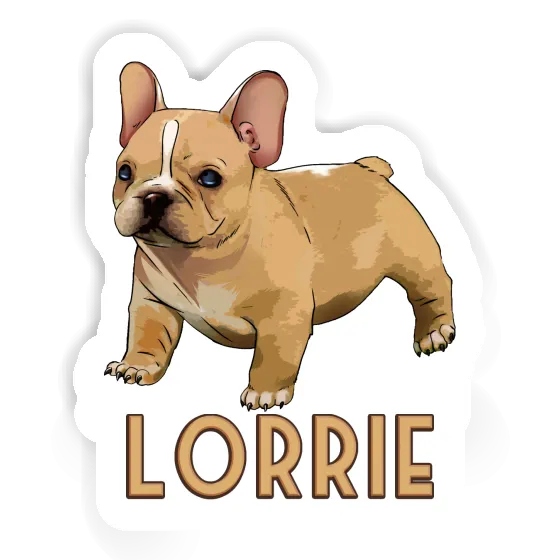 Autocollant Bouledogue Lorrie Laptop Image